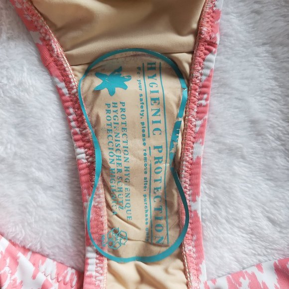 A PEA IN A POD Maternity Printed Bikini Bottom SZ L - Picture 10 of 11